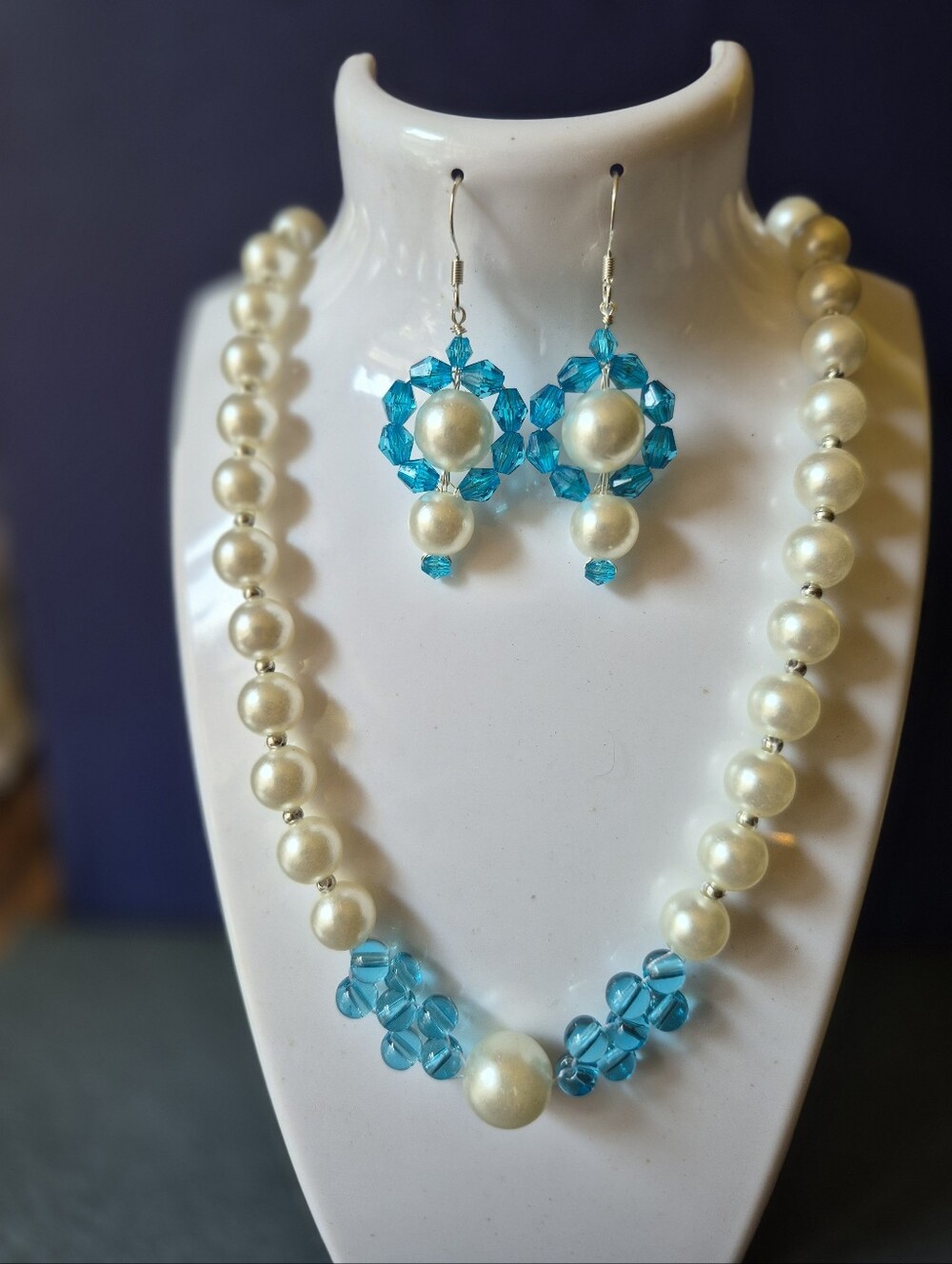 Handmade Necklace and Earrings Set